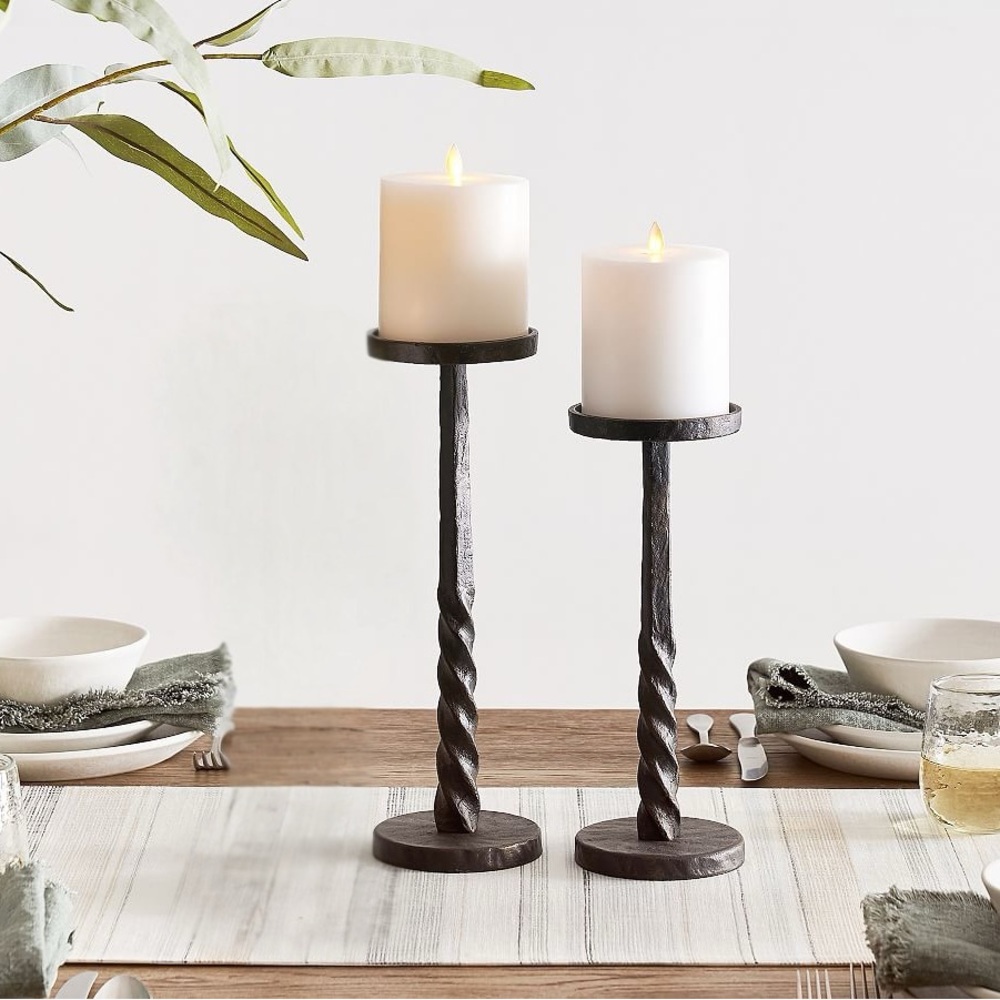 New Pottery Barn Easton Candle Holders - 2